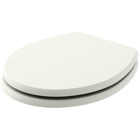 Bayswater Fitzroy Soft Close Toilet Seat Pointing White (1/2)