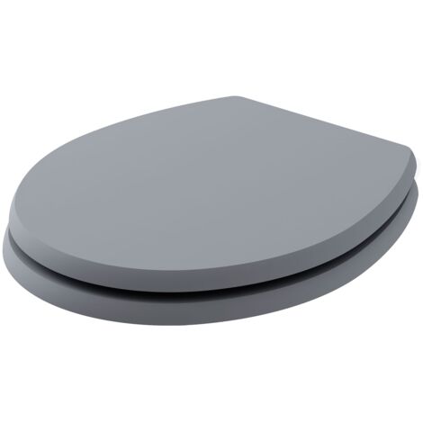 Bayswater Fitzroy Soft Close Toilet Seat Plummett Grey (1/2)