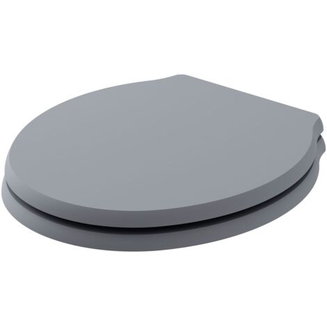 Bayswater Porchester Soft Close Toilet Seat Plummett Grey (1/2)