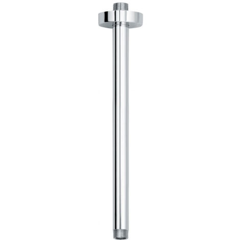 Vema Round Ceiling Mounted Shower Arm - Chrome (1/2)