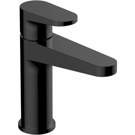 RAK Ischia Matt Black Basin Mixer Tap - RAKISH3001B (1/2)
