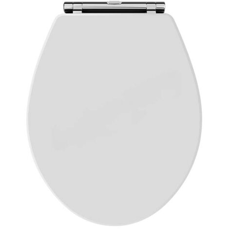 Bayswater Fitzroy Traditional Soft Close Toilet Seat - White (1/2)