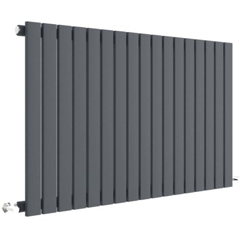 Nuie 600mm x 992mm Anthracite Sloane Single Panel Radiator - HLA56 (1/3)