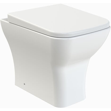 Nuie Ava Back to Wall Toilet Pan 500mm Projection - Soft Close Seat