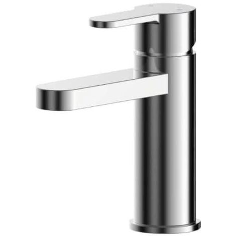 Nuie Arvan Mono Basin Mixer Tap with Push Button Waste - Chrome