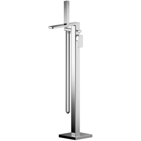Nuie Windon Chrome Freestanding Bath Shower Mixer Tap - WIN321 (1/2)