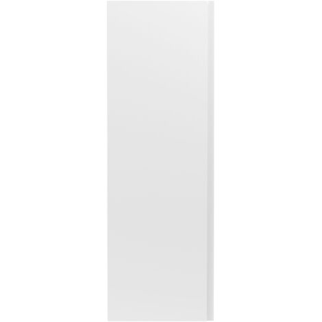 Hudson Reed Urban Wall Hung Tall Storage Unit 400mm Wide - Satin White (1/3)