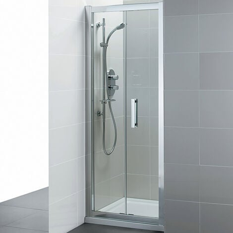Ideal Standard Synergy In-Fold Shower Door 900mm Wide - 8mm Glass