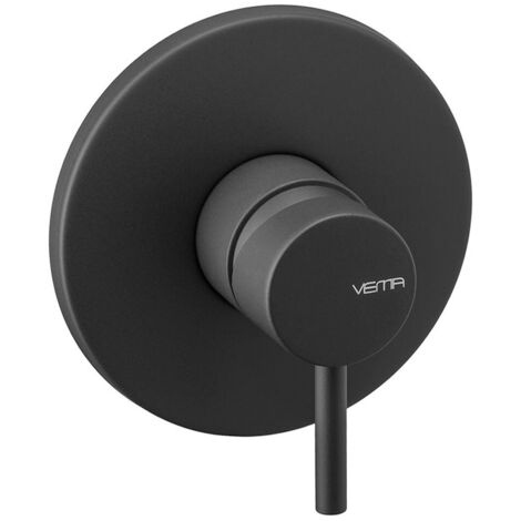 Vema Maira Manual Concealed Shower Valve Single Handle - Black (1/2)