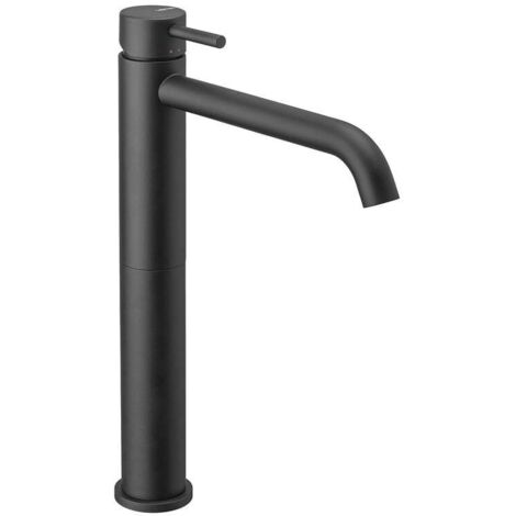Vema Maira Tall Basin Mixer Tap Deck Mounted - Matt Black (1/2)