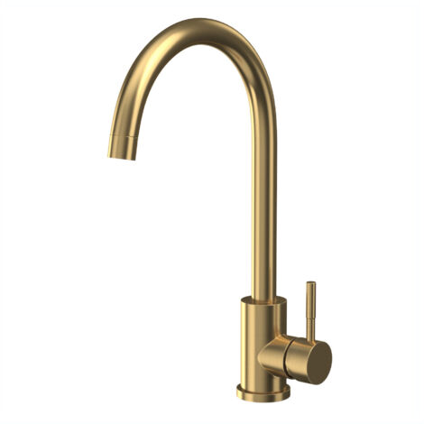 Orbit Manhattan Kitchen Sink Mixer Tap - Brushed Brass