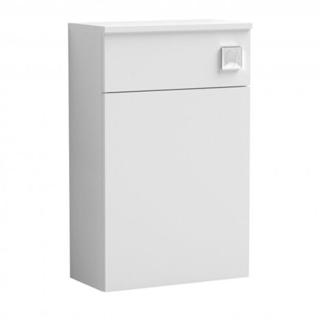 Nuie Arno Compact Back to Wall WC Unit 500mm W x 260mm D - Gloss White