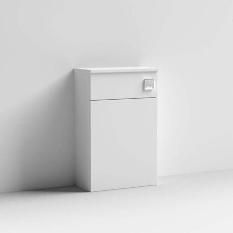 Nuie Arno Compact Back to Wall WC Unit 500mm W x 260mm D - Gloss White