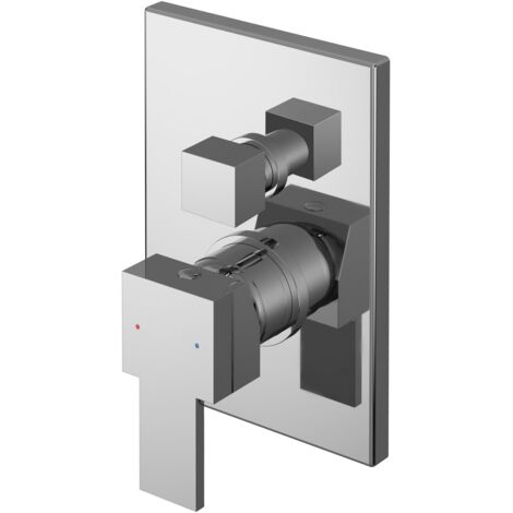 Nuie Sanford Manual Concealed Shower Valve with Diverter Single Handle - Chrome (1/2)