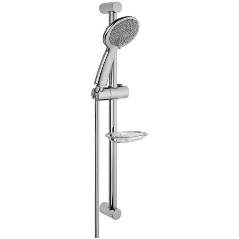 Vitra Samba Slider Rail Shower Kit 675mm High - Chrome