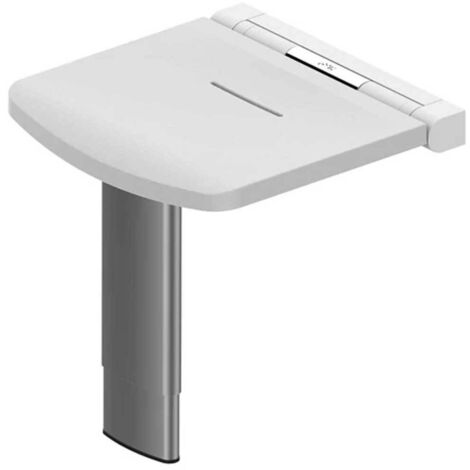 AKW Onyx Compact Fold Up Shower Seat - White