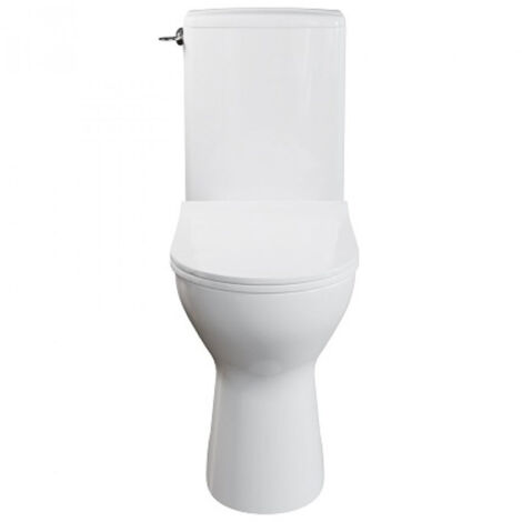 AKW Livenza Plus Close Coupled Toilet with Lever Flush Cistern - Carbamide Soft Close Seat
