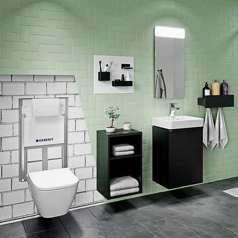 Geberit Delta50 Flush Plate for Dual Flush - White Alpine