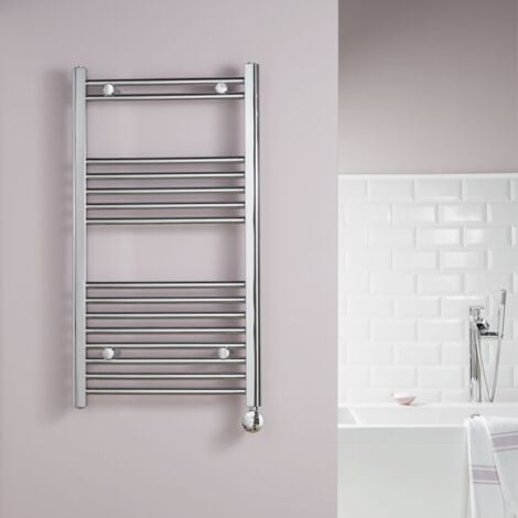 Heatwave McCarthy LST Electric Towel Rail 900mm H x 500mm W - Chrome