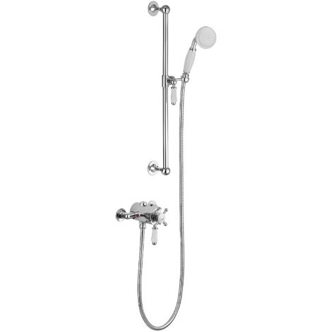 Signature Eternal Traditional Concentric Single Outlet Exposed Shower Valve with Shower Kit - Chrome (1/2)