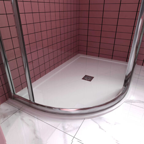 Signature Grade Offset Quadrant Shower Tray 1200mm x 900mm Left Handed (inc Waste) (1/5)
