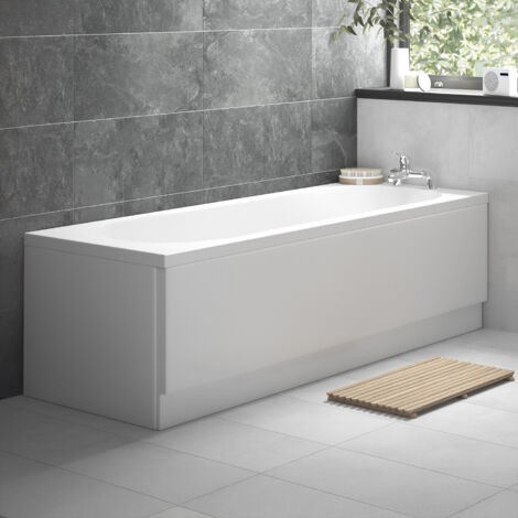 Signature Olympus Supercast Single Ended Rectangular Bath 1700mm x 700mm 0 Tap Hole (inc Leg Set) (1/5)