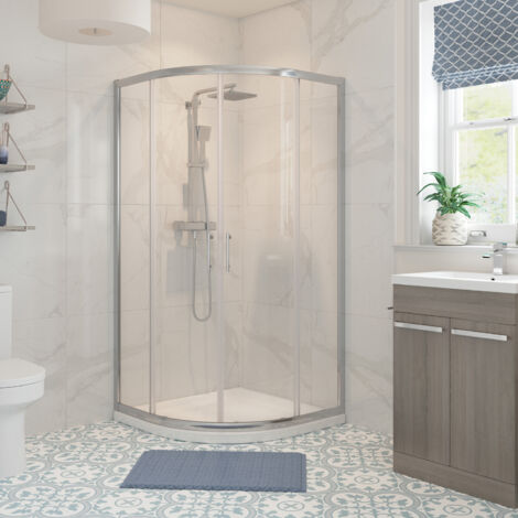 Signature Verve 2-Door Quadrant Shower Enclosure 900mm x 900mm - 6mm Glass (1/4)