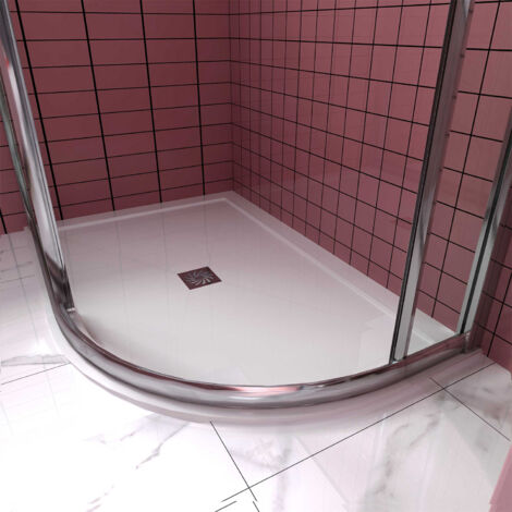 Signature Grade Offset Quadrant Shower Tray 1200mm x 900mm Right Handed (inc Waste) (1/5)