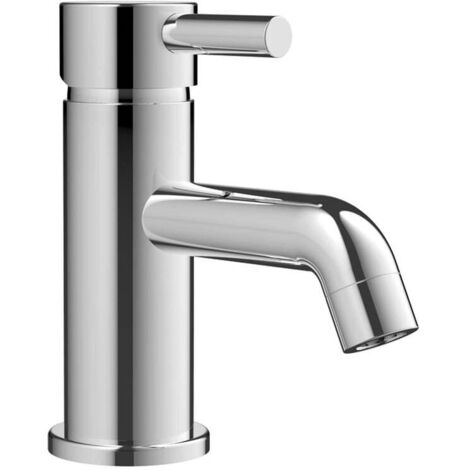Signature Sail Mini Mono Basin Mixer Tap Single Handle with Click Clack Waste - Chrome (1/2)