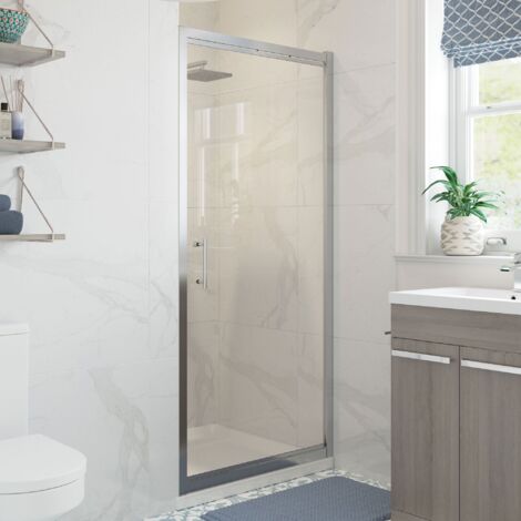 Signature Verve In-Fold Shower Door 900mm Wide - 6mm Glass (1/4)