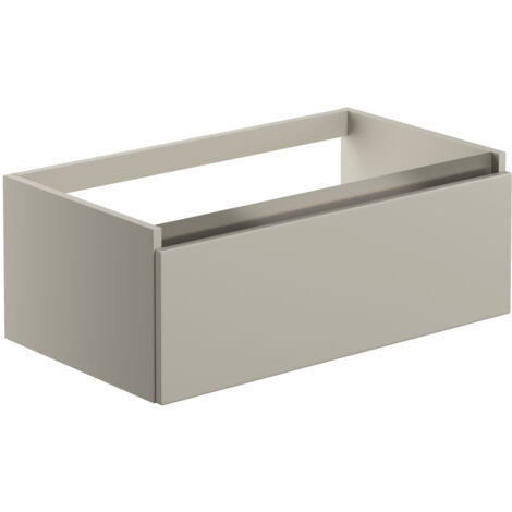 Signature Stockholm Wall Hung 1-Drawer Vanity Unit 815mm Wide - Latte (1/5)