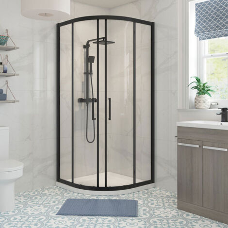Signature Verve Quadrant Shower Enclosure 900mm x 900mm - 6mm Glass (1/2)