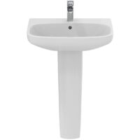 Ideal Standard I.Life A Basin and Full Pedestal 600mm Wide - 1 Tap Hole