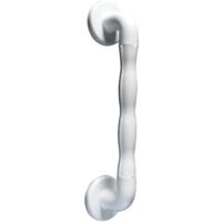 AKW 1600 Series Natural Grip 32mm Diameter Straight Grab Rail 300mm Length - White