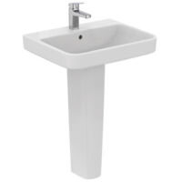 Ideal Standard I.Life B Basin and Full Pedestal 600mm Wide - 1 Tap Hole