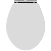 Old London Richmond White Round Soft Close Toilet Seat - NLS199