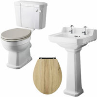 Nuie Richmond Traditional Bathroom Suite 500mm Basin