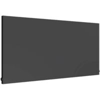 Reina Slimline Horizontal Designer Radiator 600mm H x 1200mm W Textured Matt Anthracite