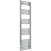 Reina Capo Curved Heated Towel Rail 1600mm H x 400mm W Chrome