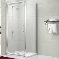 Merlyn 8 Series Infold Shower Door, 1000mm Wide, 8mm Glass
