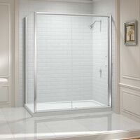 Merlyn 8 Series Sliding Shower Door 1200mm Wide - Clear Glass