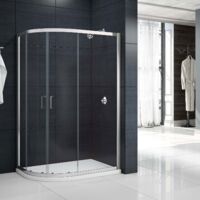 Merlyn Mbox Double Offset Quadrant Shower Enclosure 900mm x 800mm - 6mm Glass