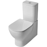Ideal Standard Tesi Back to Wall Close Coupled Toilet with 4/2.6 Litre Cistern - Slim Soft Close Seat