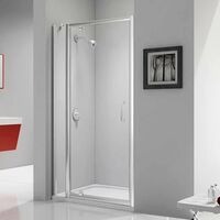 Merlyn Ionic Express Pivot Shower Door and Inline Panel 780mm - 840mm - 6mm Glass