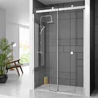 Merlyn 10 Series LH Sliding Shower Door 1700mm Wide - 10mm Clear Glass