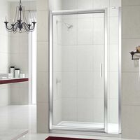 Merlyn 8 Series Inline Infold Shower Door 800mm Wide 8mm Glass