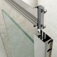 Merlyn Mbox Sliding Shower Door 1600mm Wide - 6mm Clear Glass