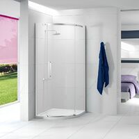 Merlyn Ionic Essence Quadrant Single Shower Enclosure, 900mm x 900mm, Right Handed