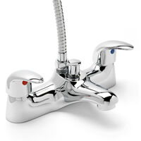 Sagittarius Prestige Bath Shower Mixer Tap with Shower Handset - Chrome