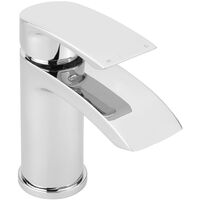 Sagittarius Naples Monobloc Basin Mixer Tap with Sprung Waste - Chrome